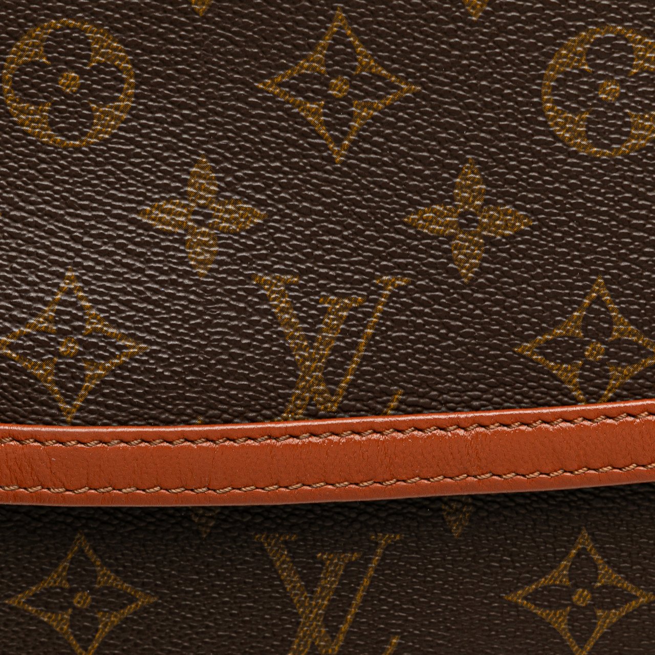 Louis Vuitton Monogram Pochette Dame GM Bruin