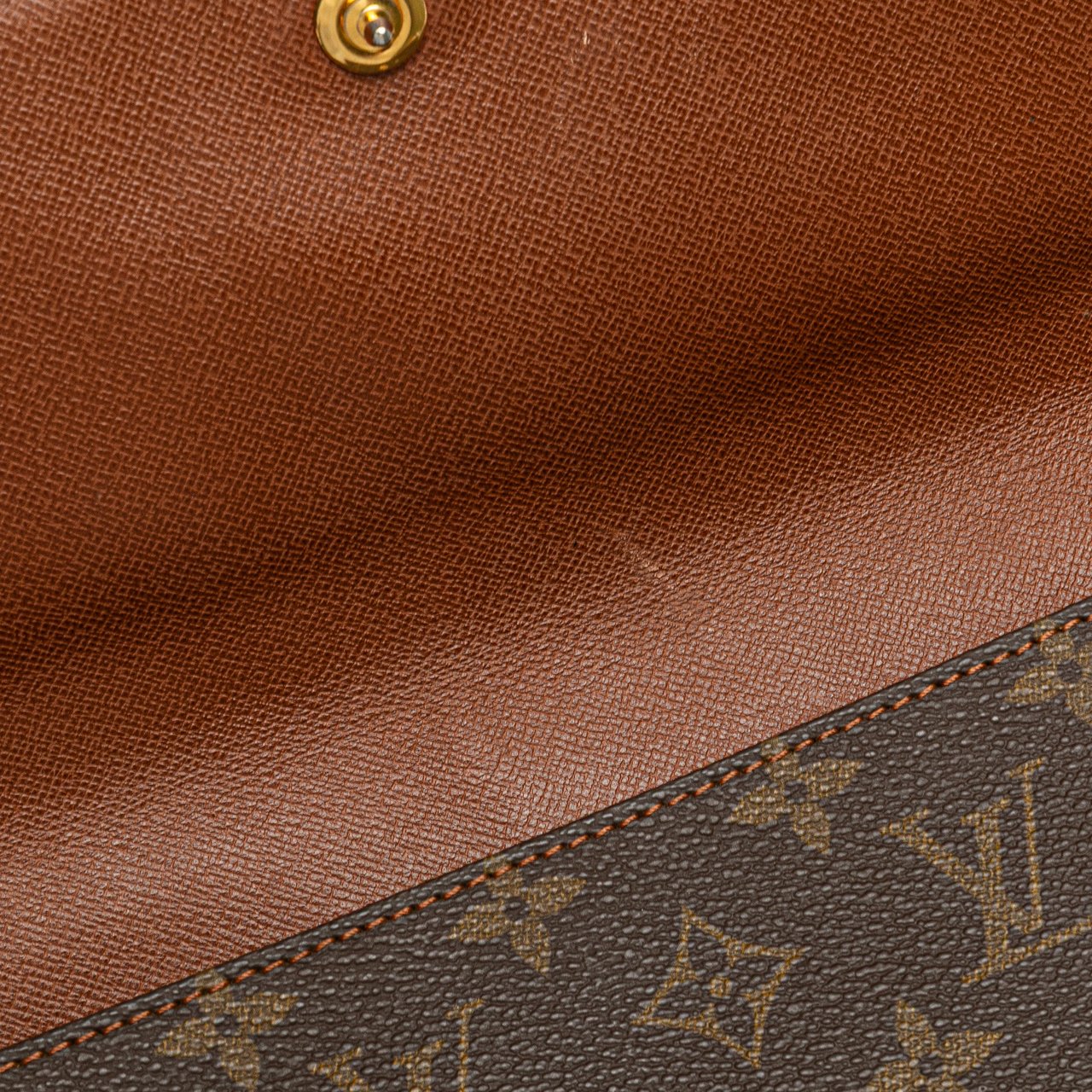 Louis Vuitton Monogram Pochette Dame GM Bruin
