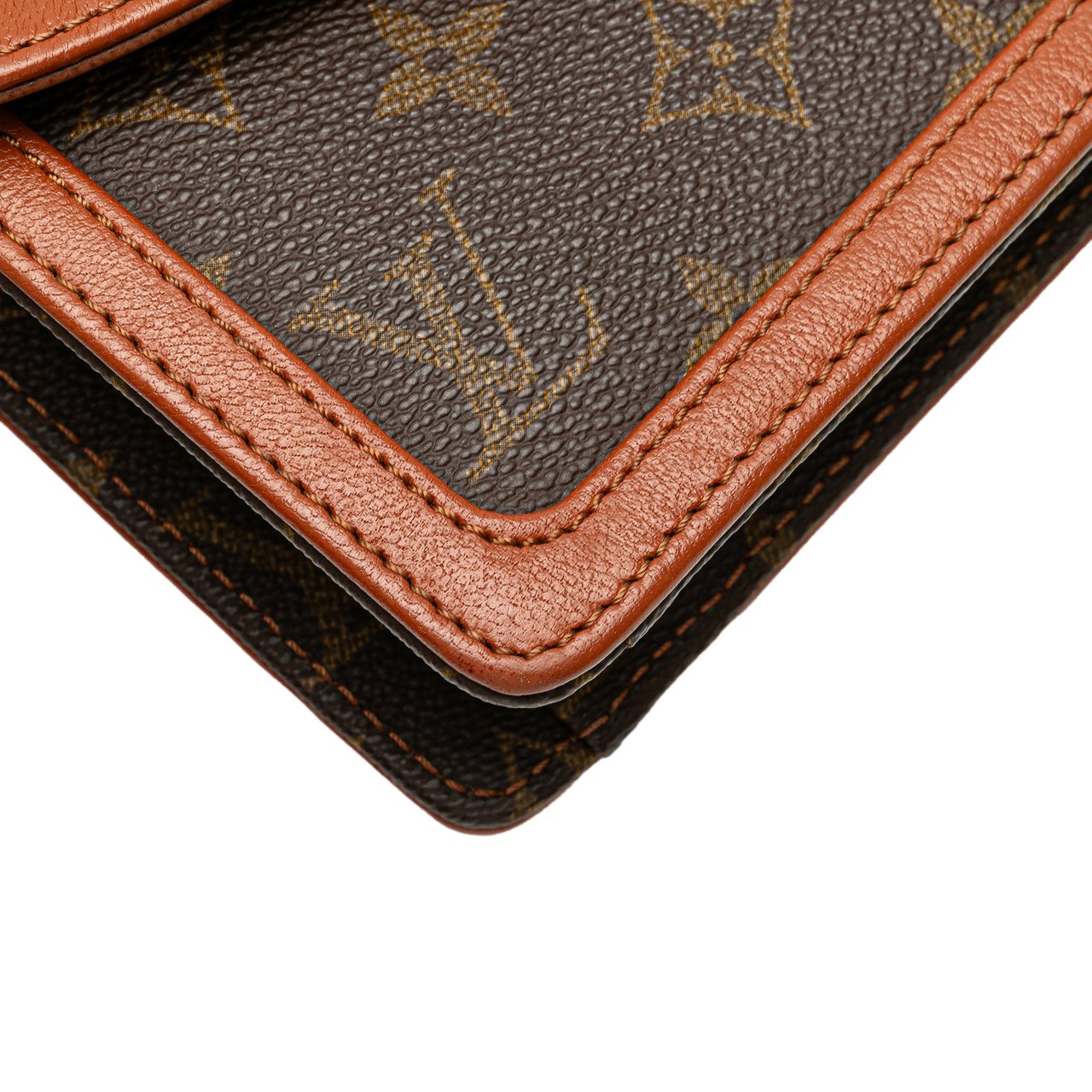 Louis Vuitton Monogram Pochette Dame GM Bruin