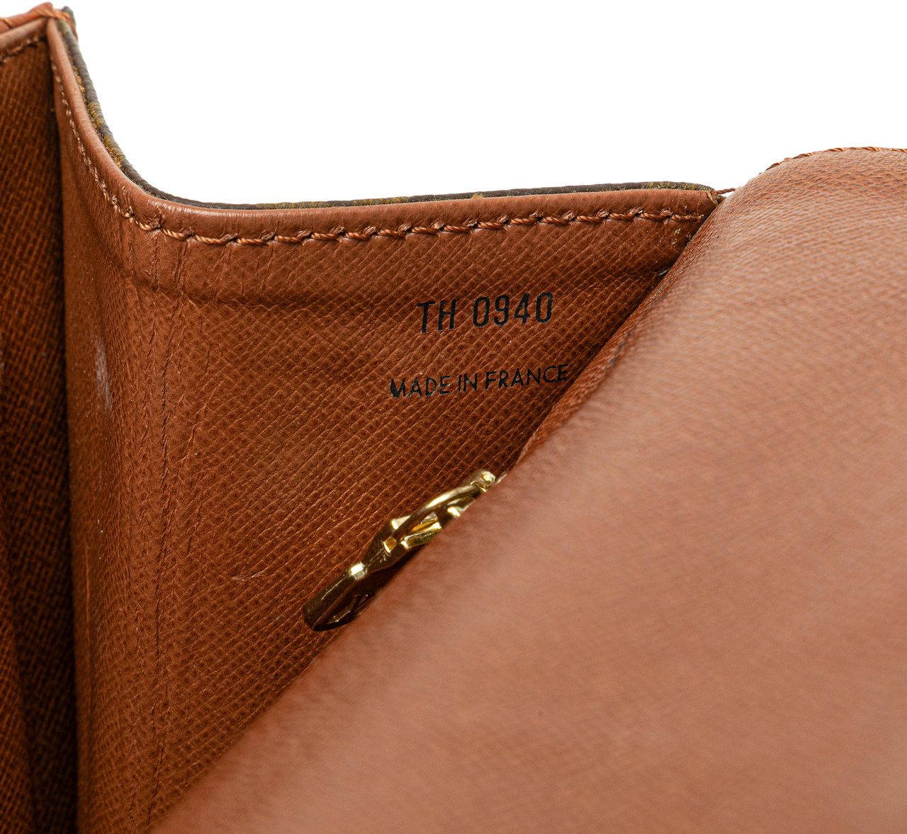 Louis Vuitton Monogram Pochette Dame GM Bruin