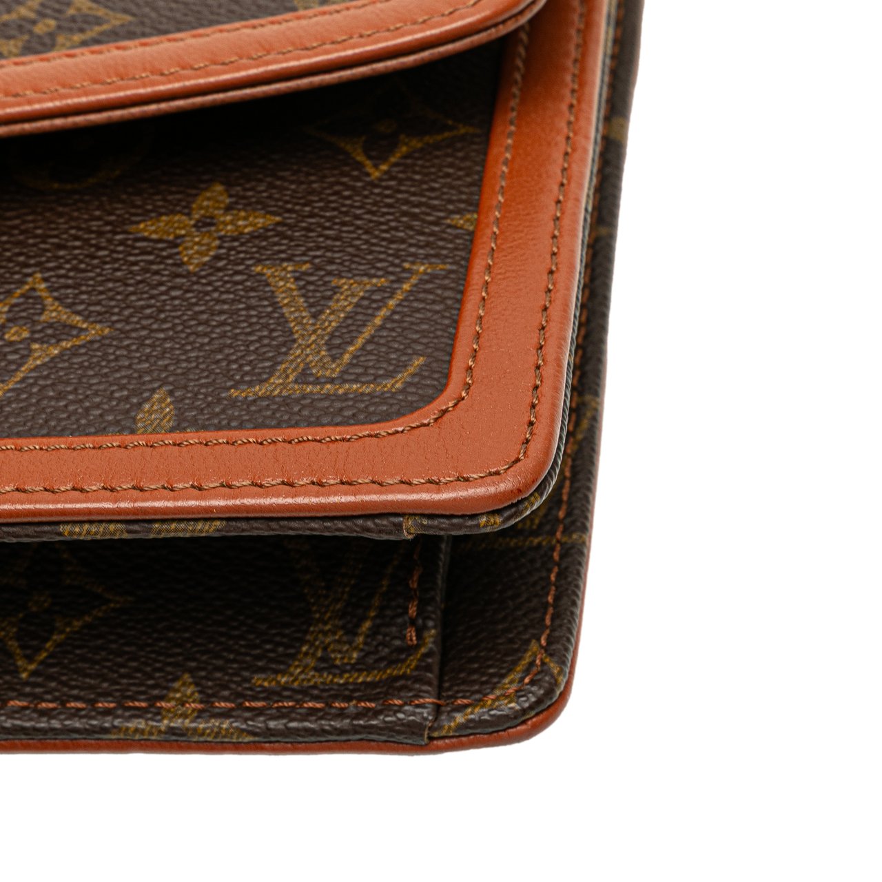 Louis Vuitton Monogram Pochette Dame GM Bruin