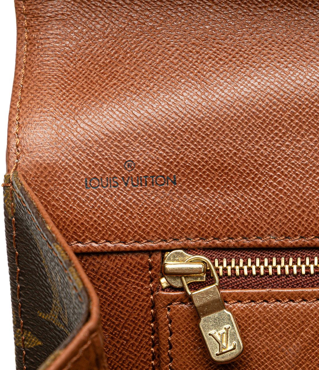 Louis Vuitton Monogram Pochette Dame GM Bruin