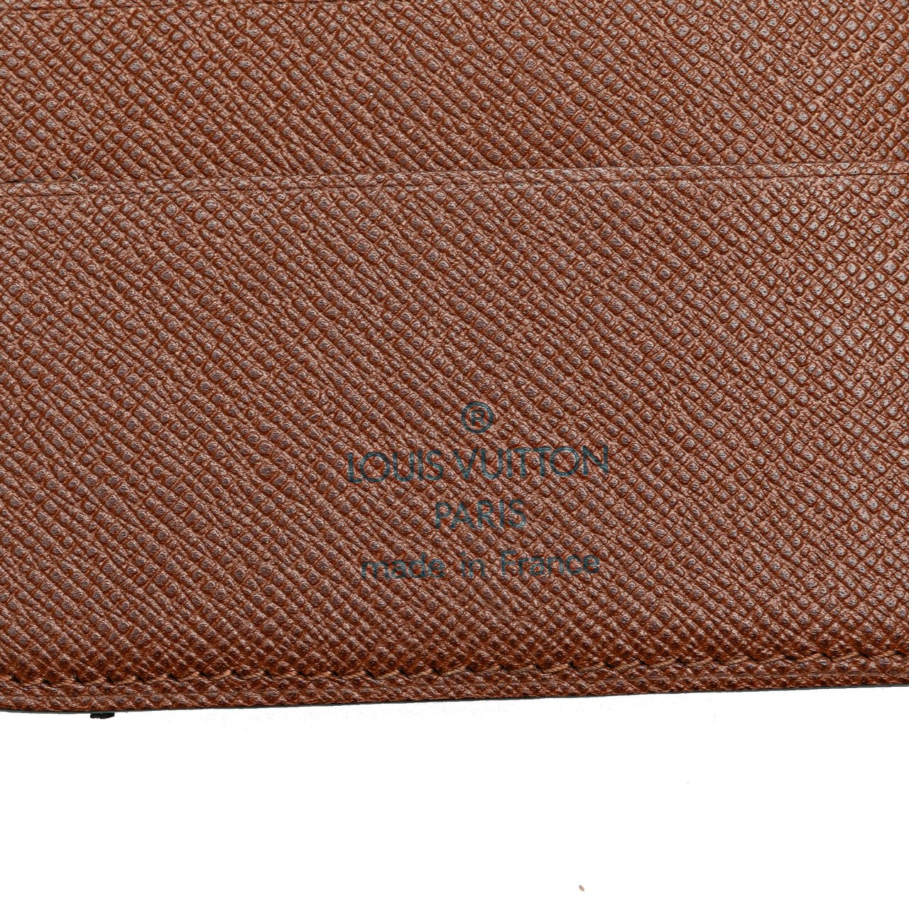 Louis Vuitton Monogram Porte Papier Zipped Wallet Bruin