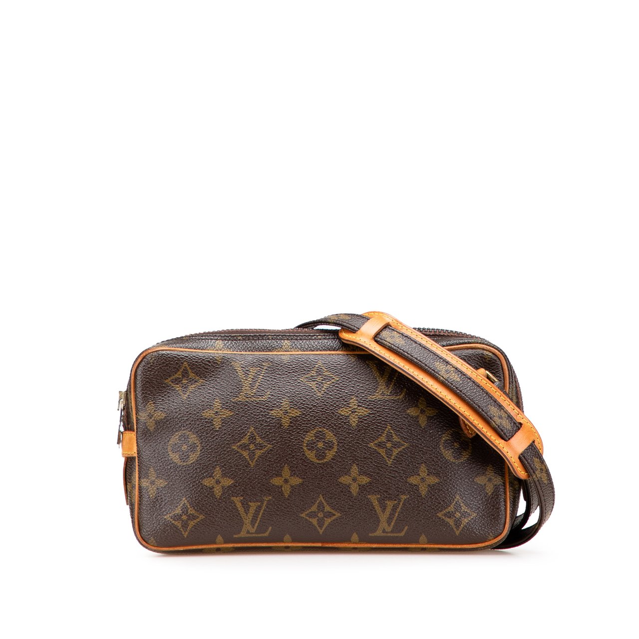 Louis Vuitton Monogram Pochette Marly Bandouliere Bruin