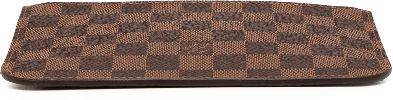Louis Vuitton Damier Ebene Neverfull PM Pouch Bruin