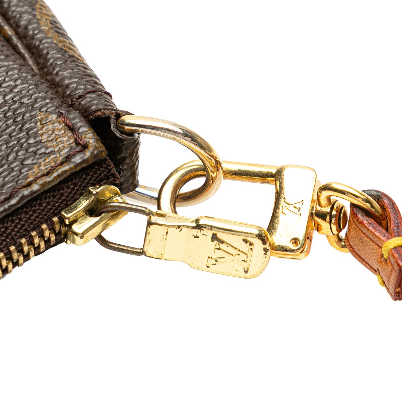 Louis Vuitton Monogram Pochette Accessoires Bruin