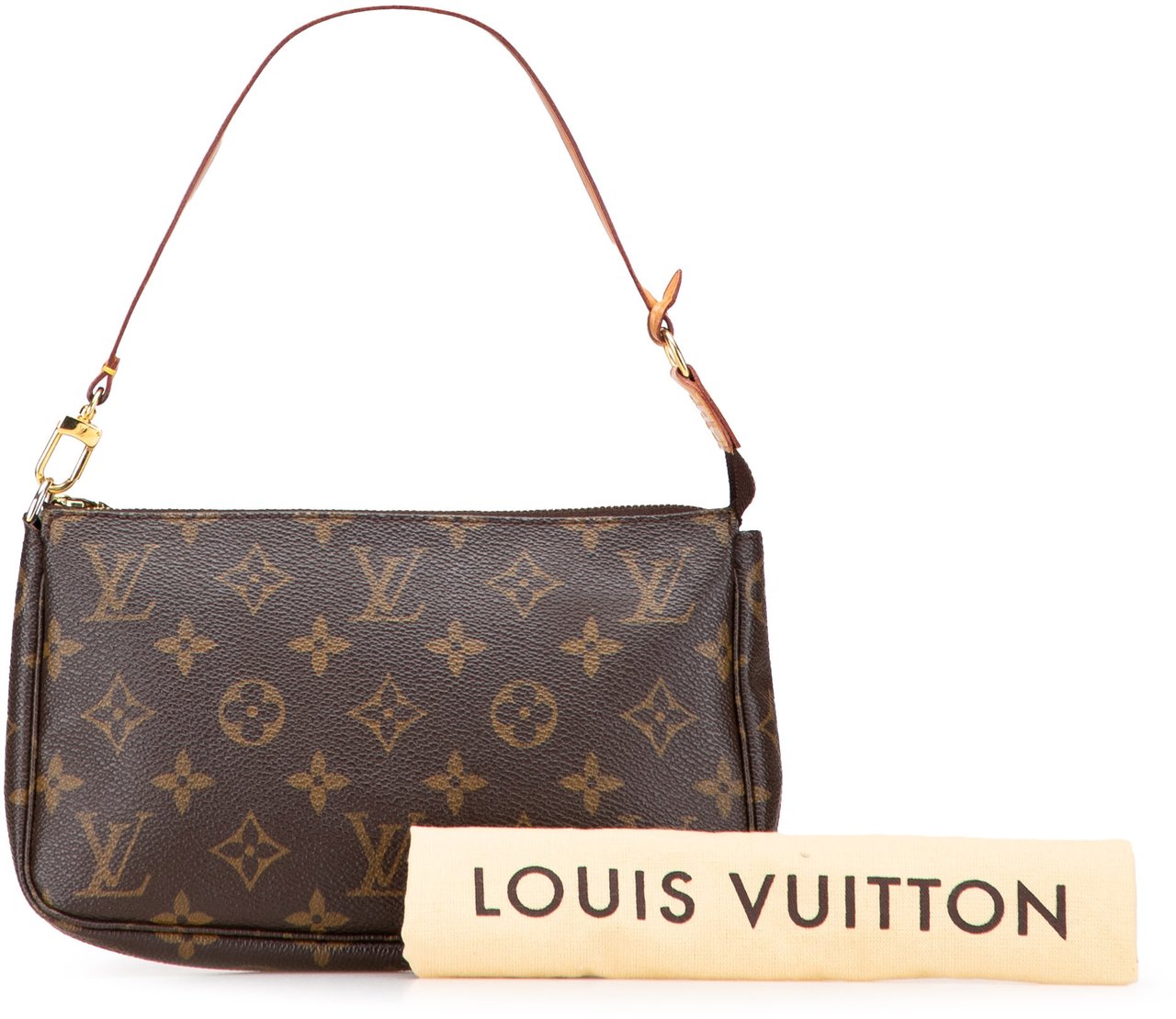 Louis Vuitton Monogram Pochette Accessoires Bruin
