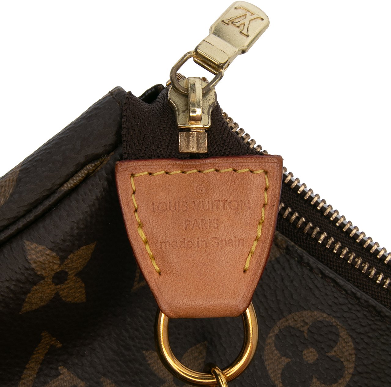 Louis Vuitton Monogram Mini Pochette Accessoires Bruin