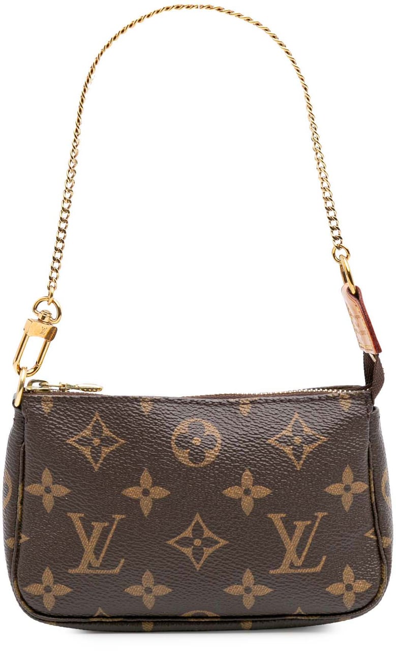Louis Vuitton Monogram Mini Pochette Accessoires Bruin