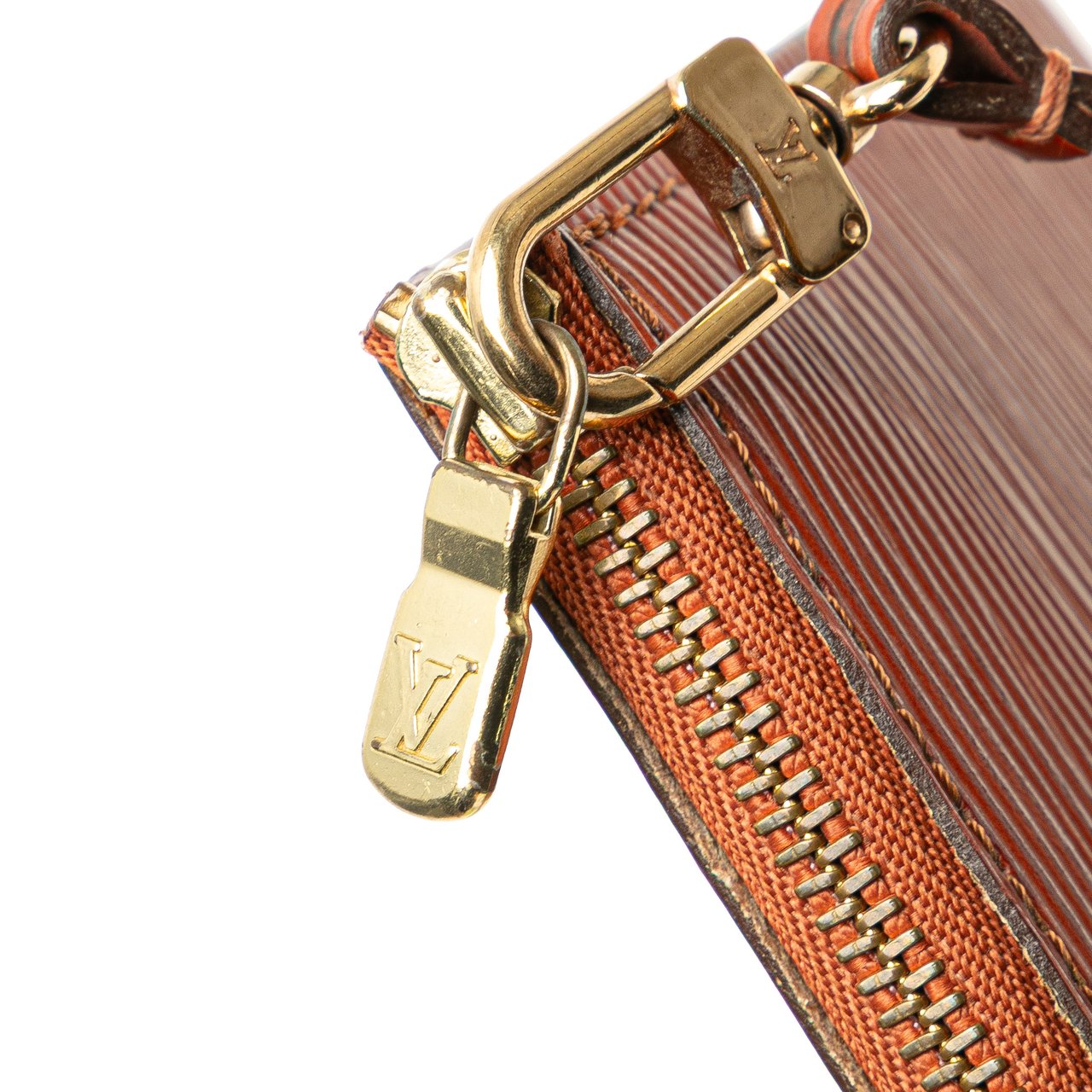 Louis Vuitton Epi Pochette Accessoires Bruin