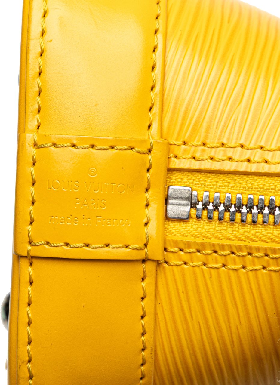 Louis Vuitton Epi Alma BB Geel