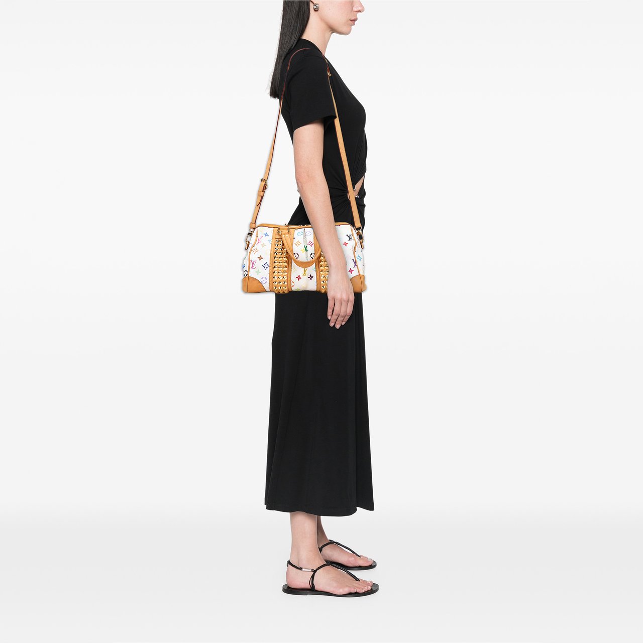 Louis Vuitton Monogram Multicolore Courtney MM Wit