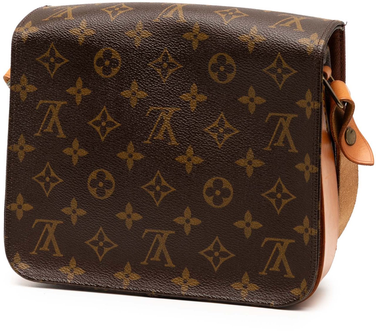 Louis Vuitton Monogram Cartouchiere MM Bruin