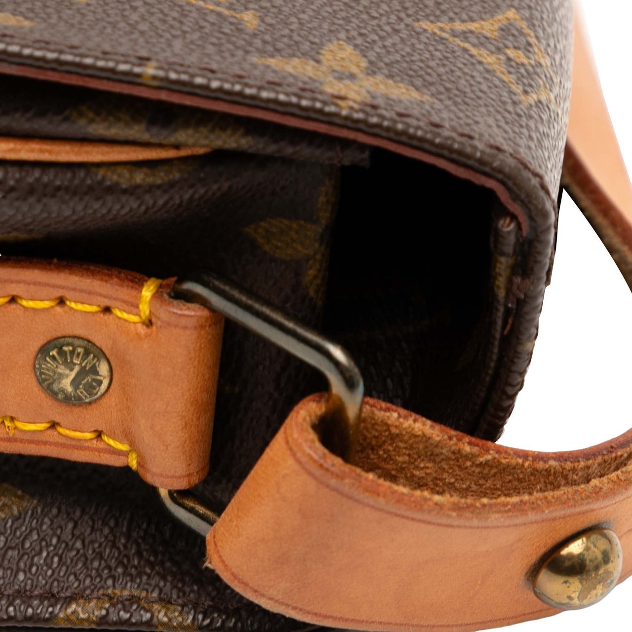 Louis Vuitton Monogram Cartouchiere MM Bruin