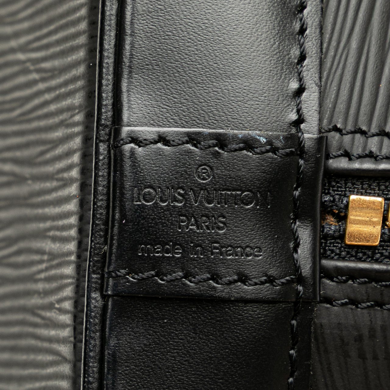 Louis Vuitton Epi Alma PM Zwart