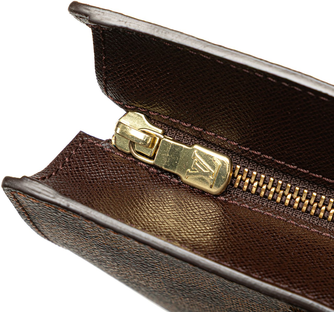 Louis Vuitton Damier Ebene Venice Sac Plat Bruin