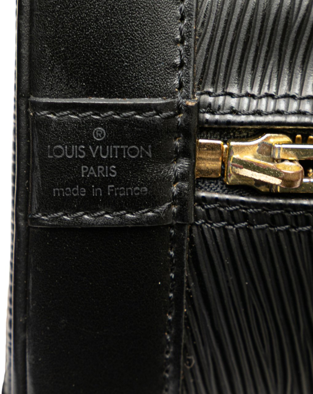 Louis Vuitton Epi Alma PM Zwart