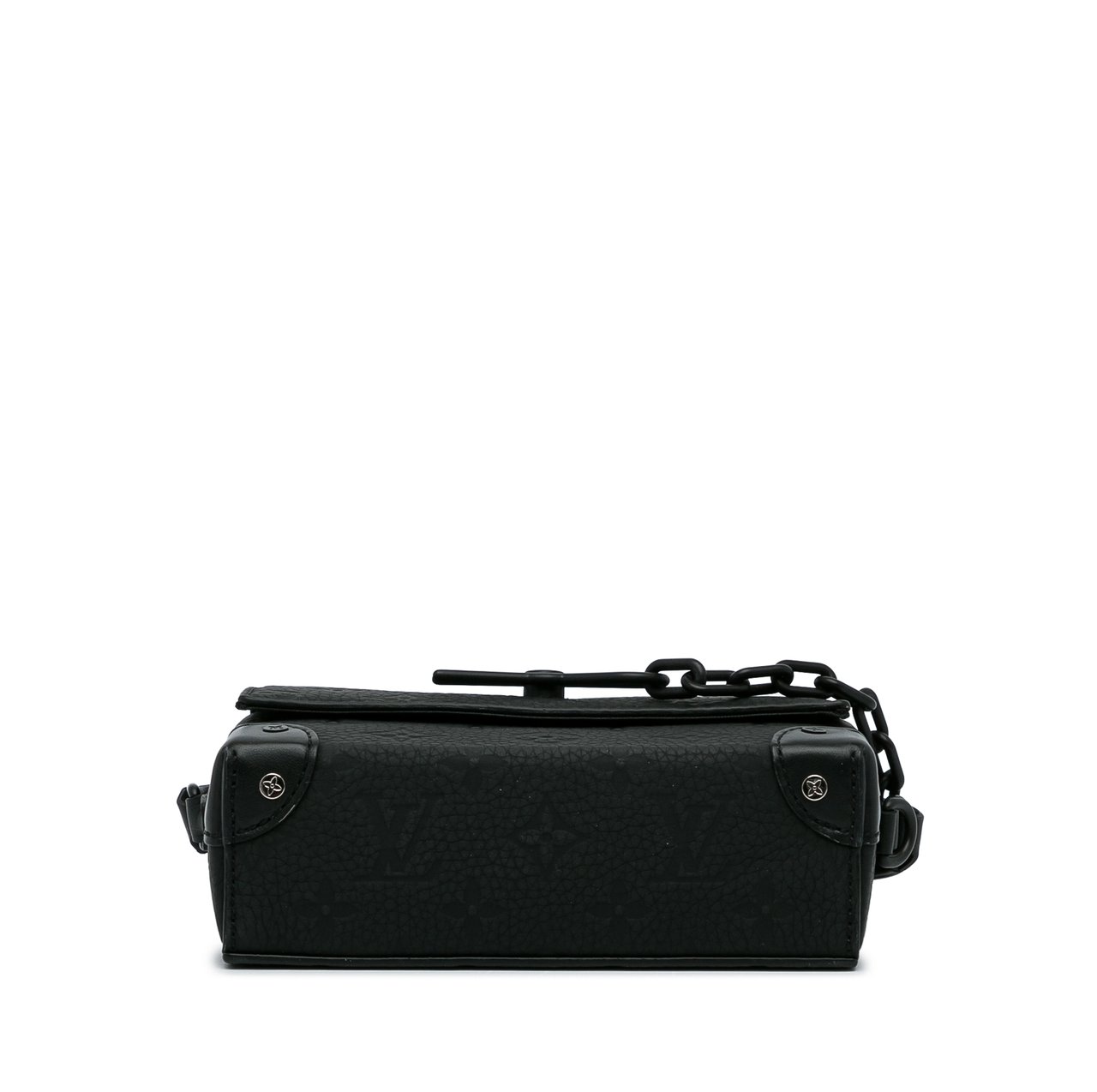 Louis Vuitton Monogram Taurillon Steamer Wearable Wallet Zwart