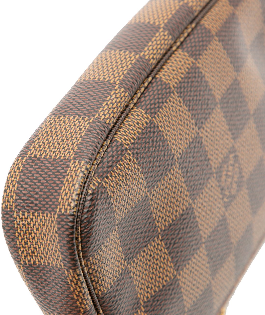 Louis Vuitton Damier Ebene Mini Pochette Accessoires Bruin