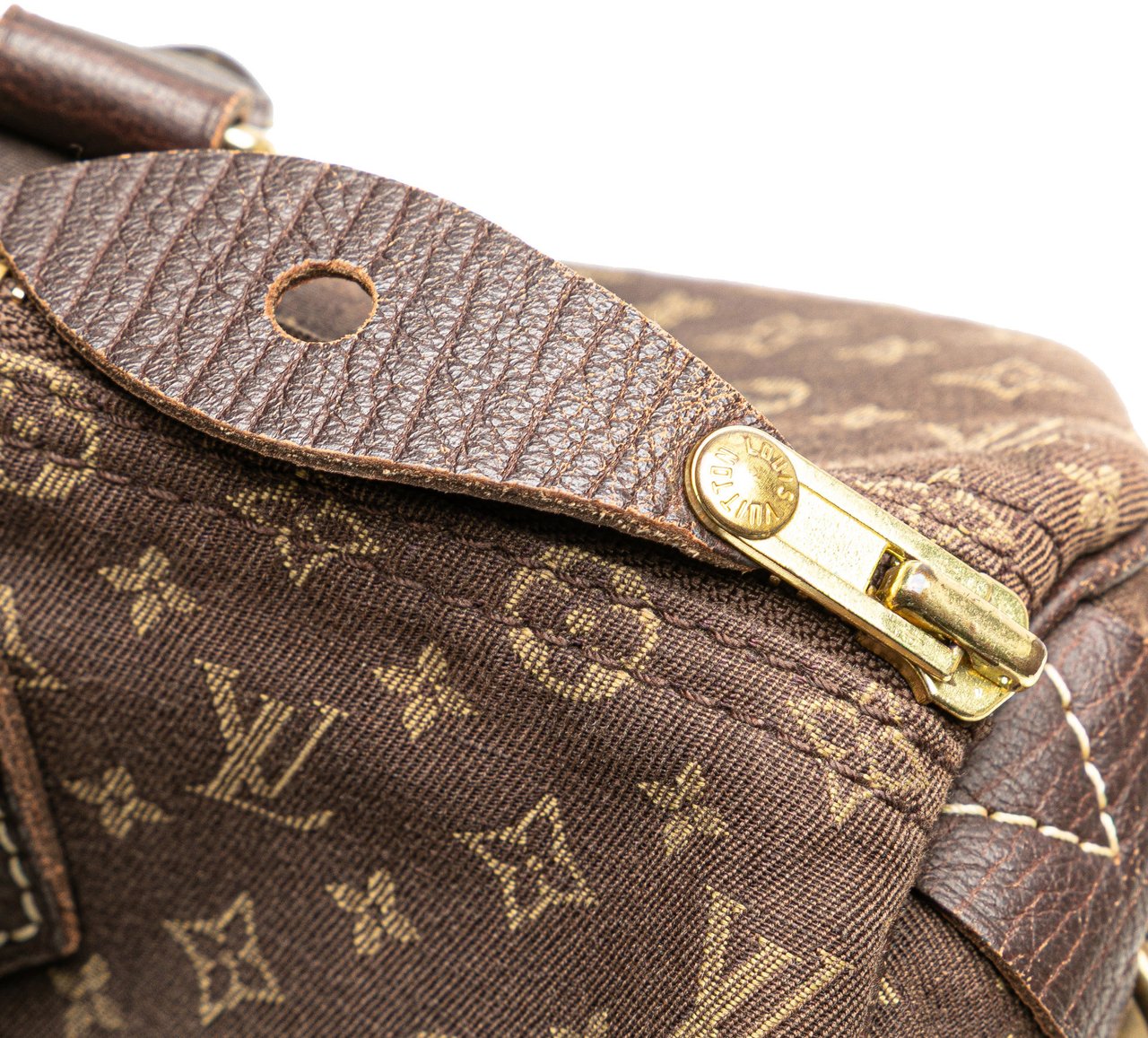 Louis Vuitton Monogram Mini Lin Speedy 30 Bruin
