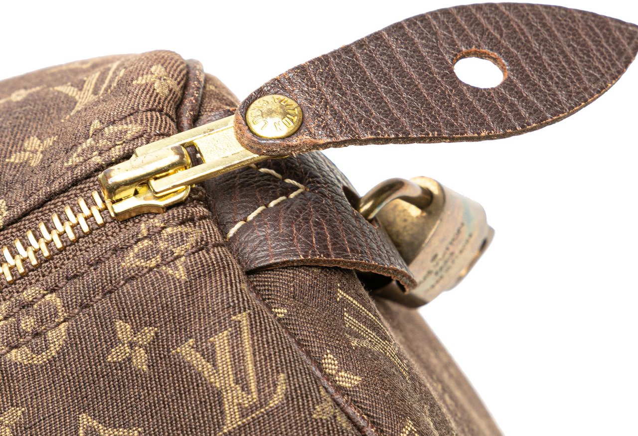 Louis Vuitton Monogram Mini Lin Speedy 30 Bruin