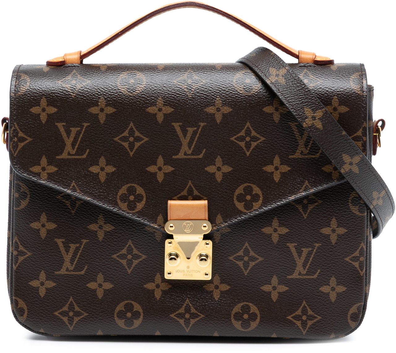 Louis Vuitton Monogram Pochette Metis Bruin