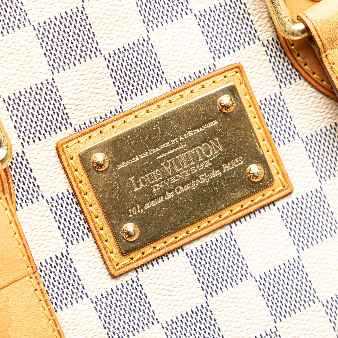 Louis Vuitton Damier Azur Hampstead PM Wit