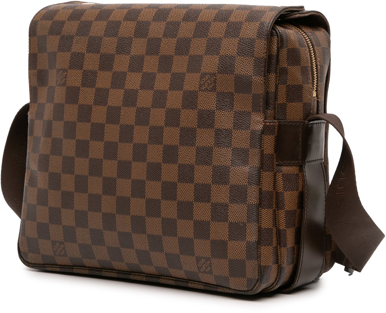 Louis Vuitton Damier Ebene Naviglio Bruin
