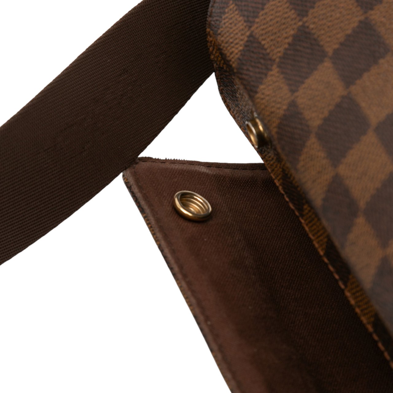 Louis Vuitton Damier Ebene Naviglio Bruin