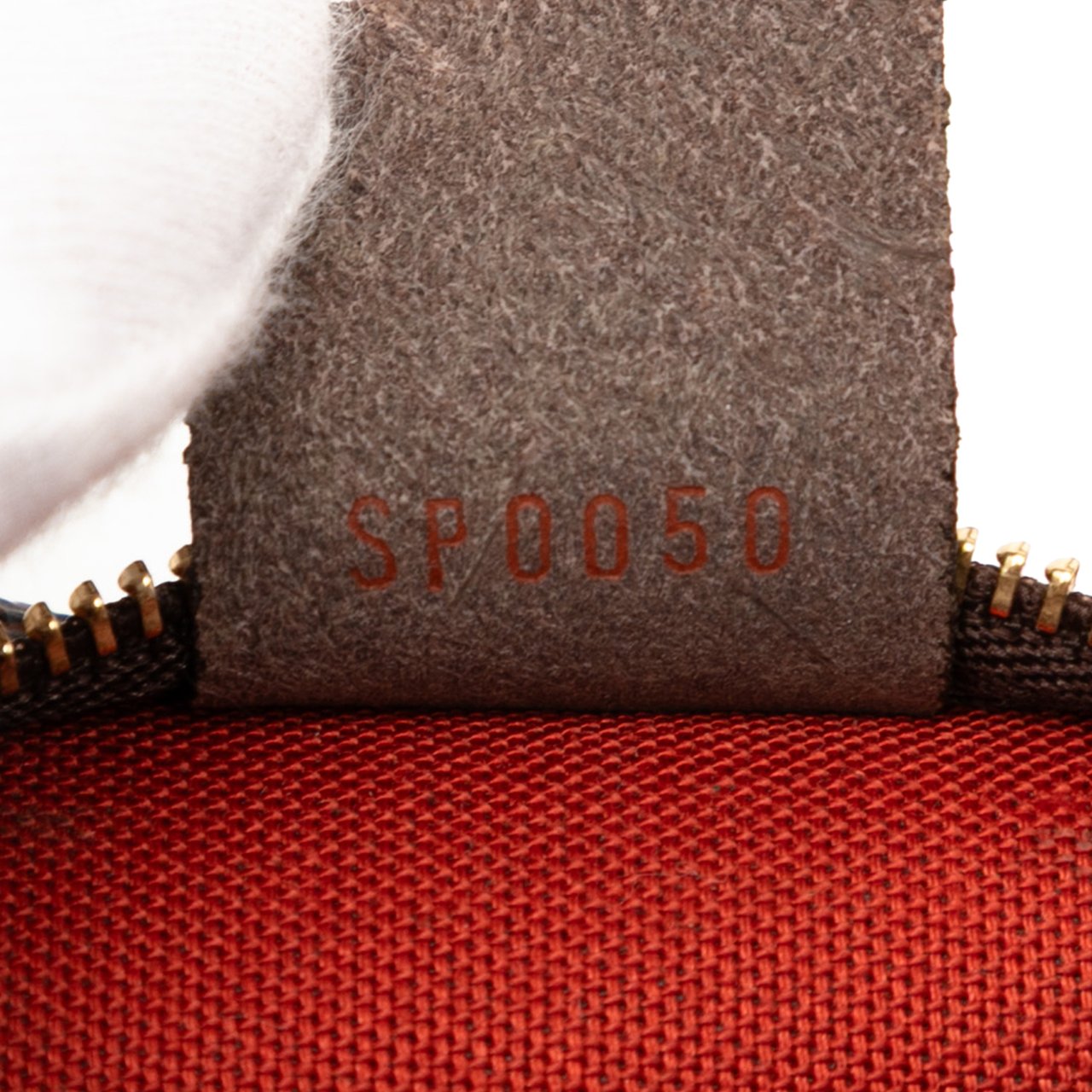 Louis Vuitton Damier Ebene Trousse Pochette Bruin