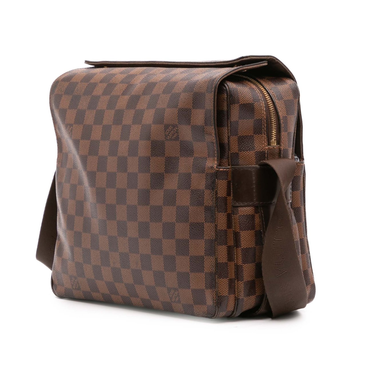 Louis Vuitton Damier Ebene Naviglio Bruin