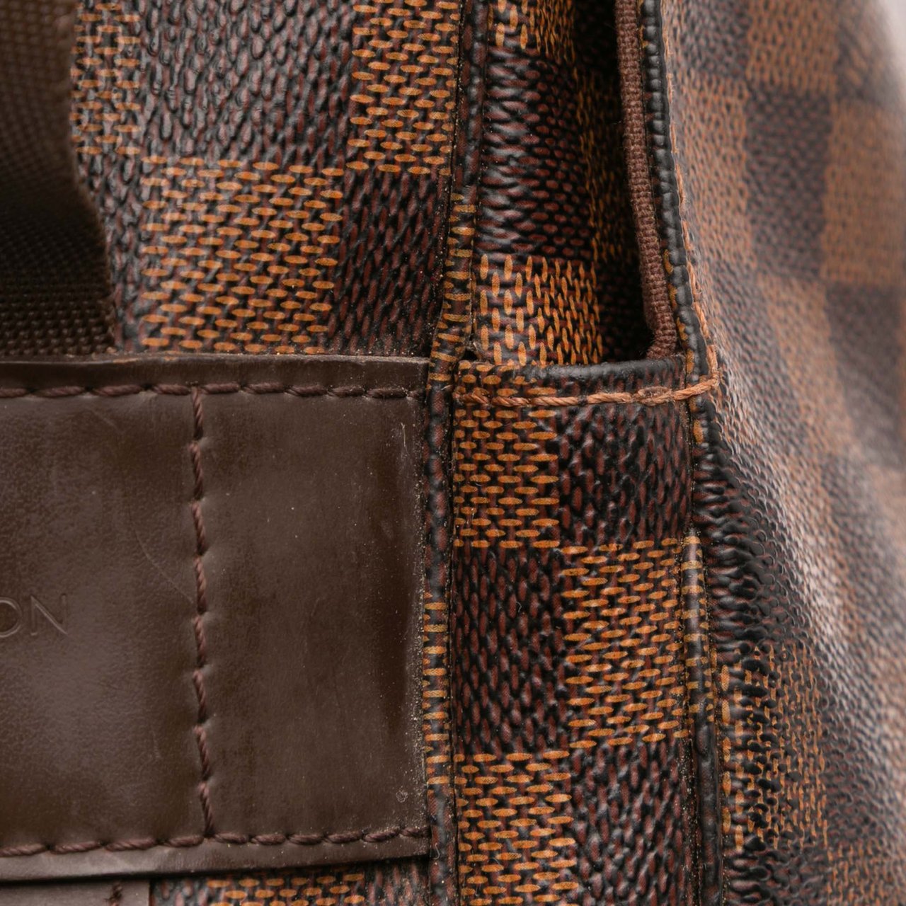 Louis Vuitton Damier Ebene Naviglio Bruin