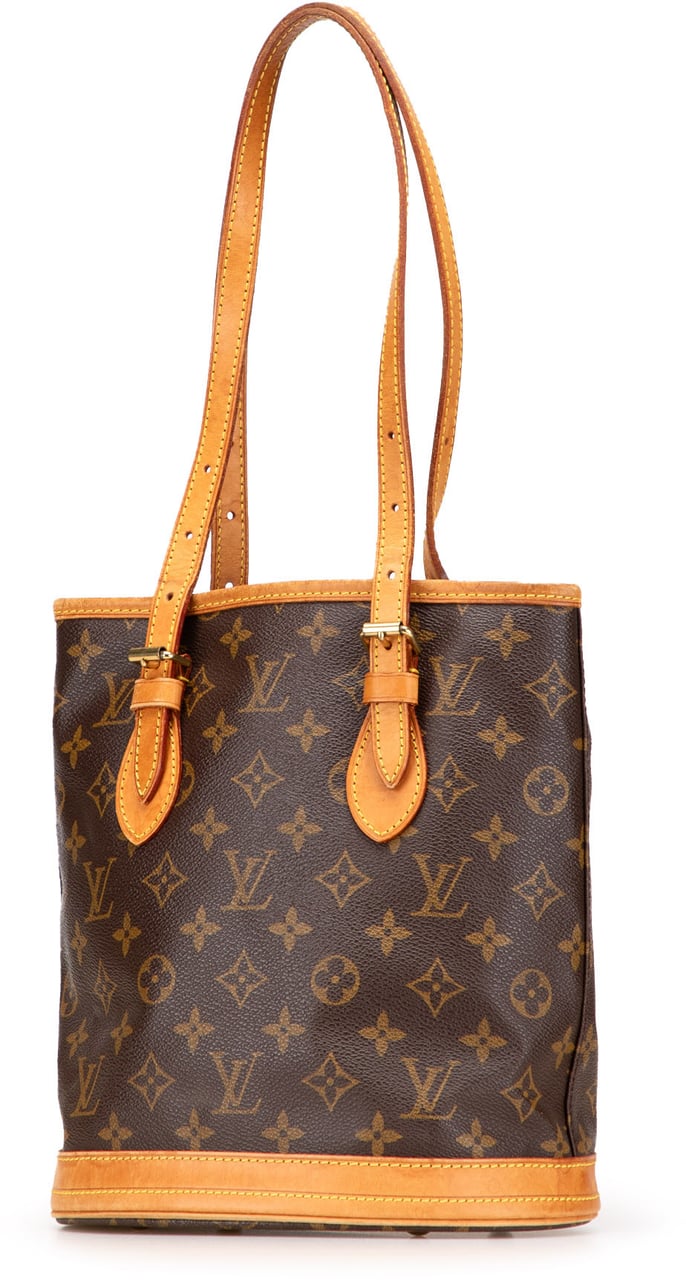Louis Vuitton Monogram Petit Bucket Bruin