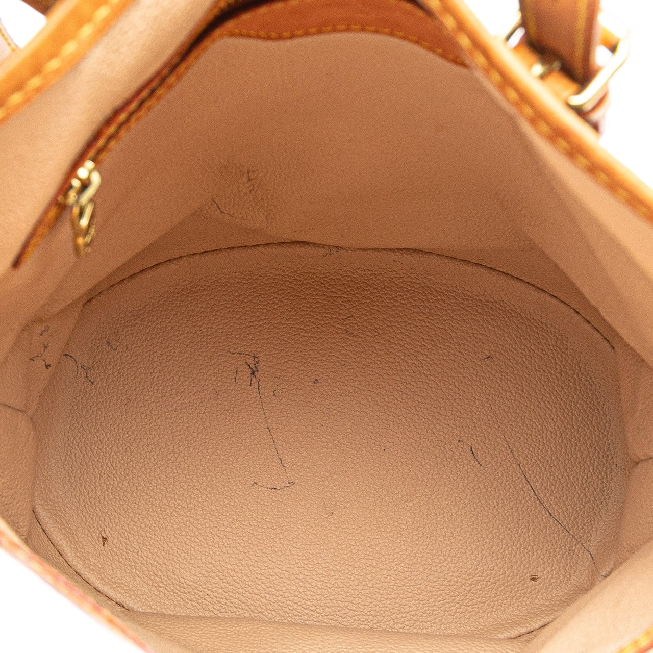 Louis Vuitton Monogram Petit Bucket Bruin