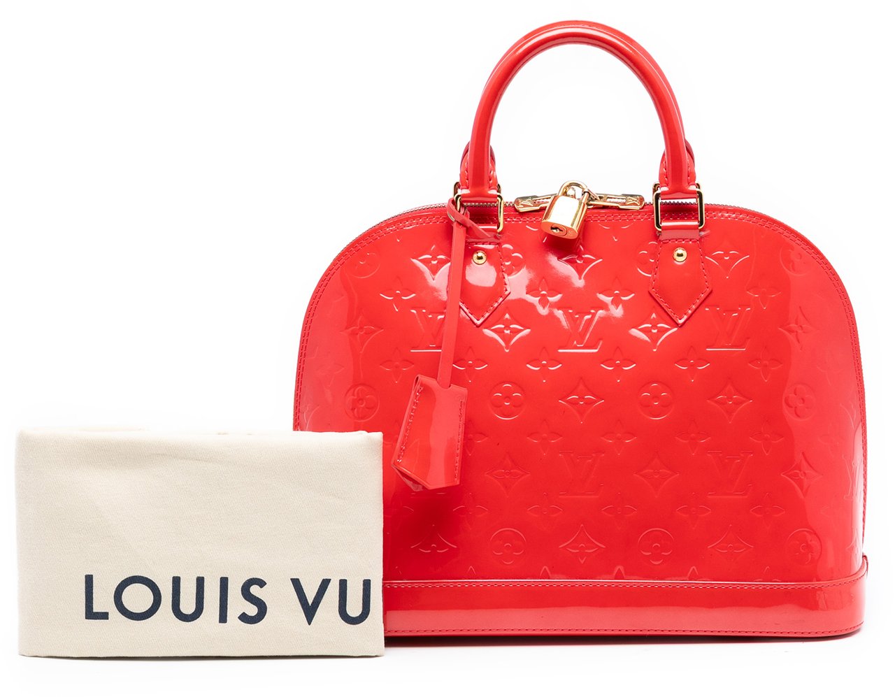 Louis Vuitton Monogram Vernis Alma PM Rood