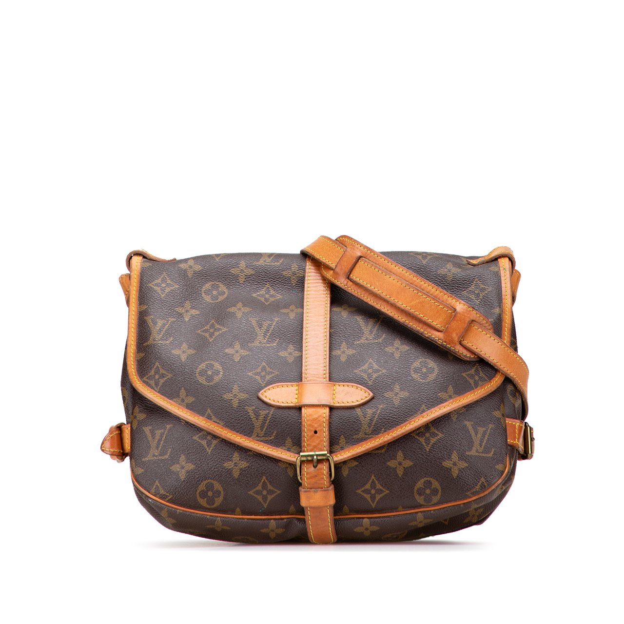 Louis Vuitton Monogram Saumur 30 Bruin