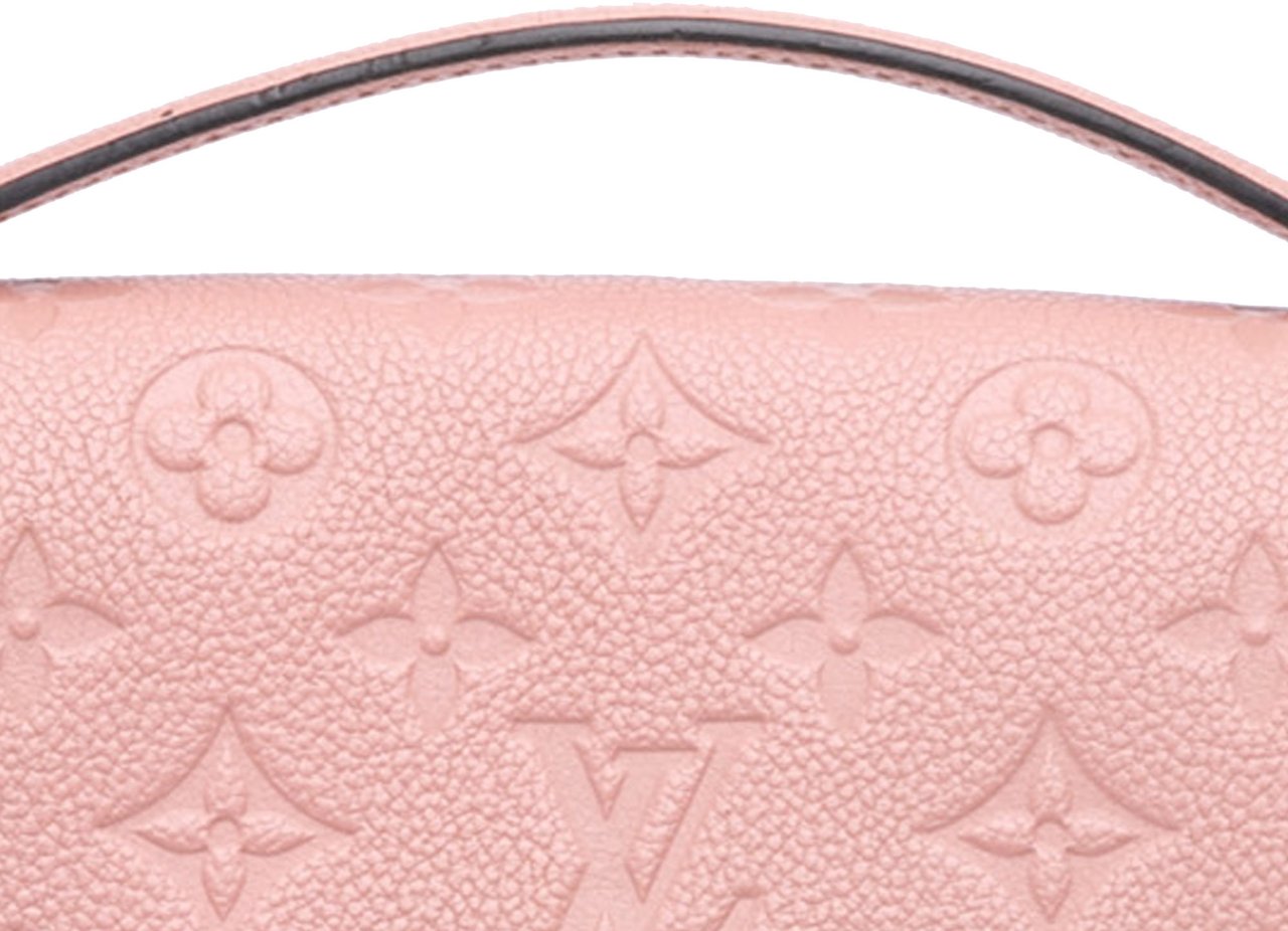 Louis Vuitton Monogram Empreinte Pochette Metis Roze