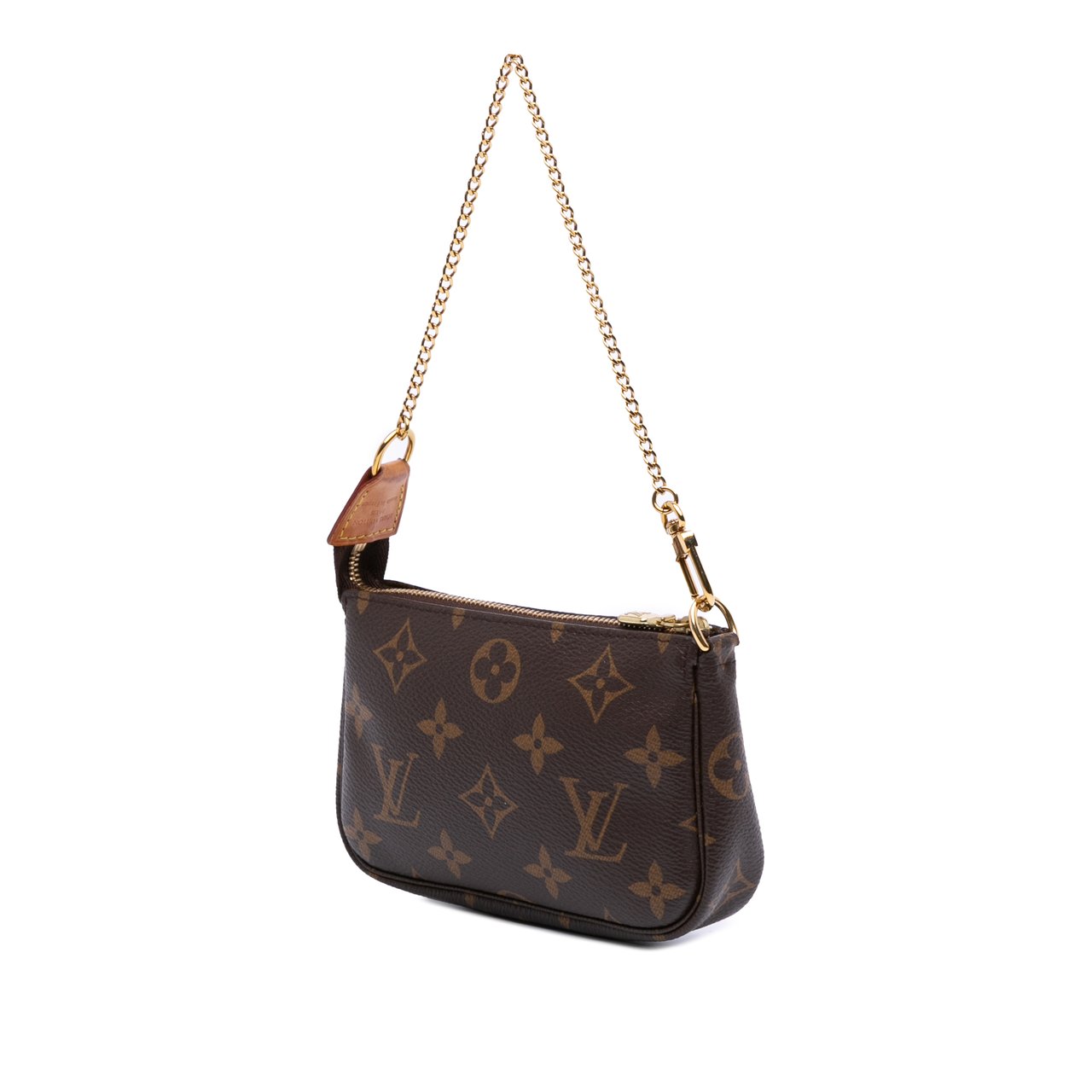 Louis Vuitton Monogram Mini Pochette Accessoires Bruin