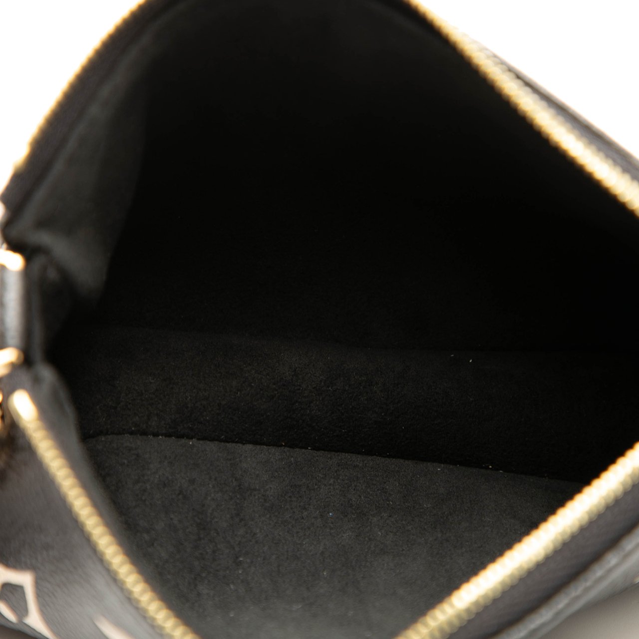 Louis Vuitton Bicolor Monogram Empreinte Mini Pochette Accessoires Zwart