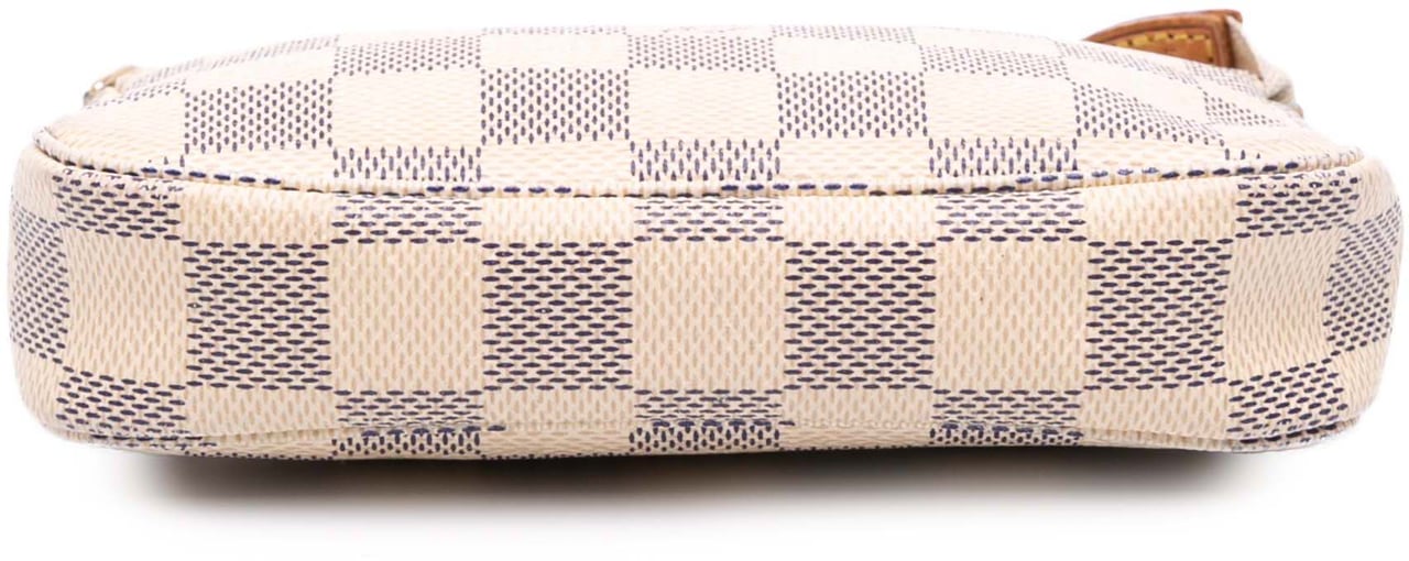 Louis Vuitton Damier Azur Mini Pochette Accessoires Wit