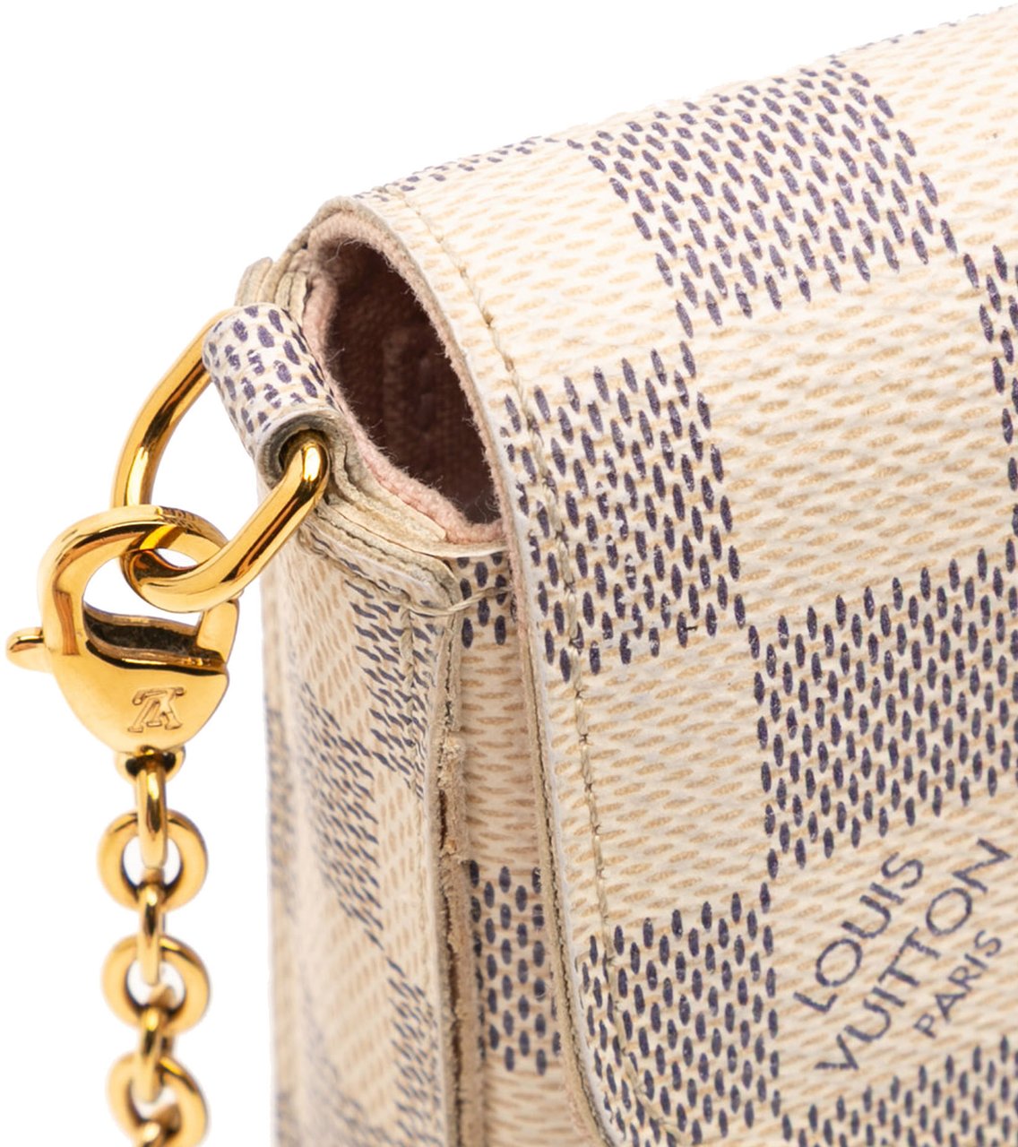 Louis Vuitton Damier Azur Pochette Felicie Wit