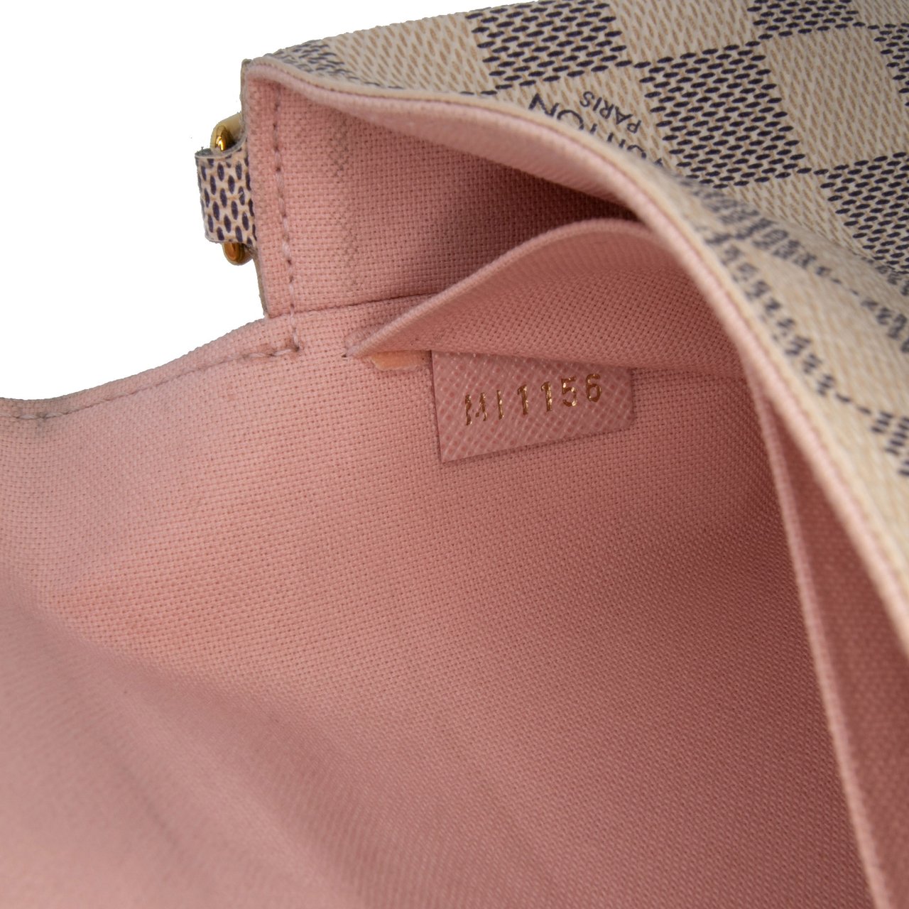 Louis Vuitton Damier Azur Pochette Felicie Wit