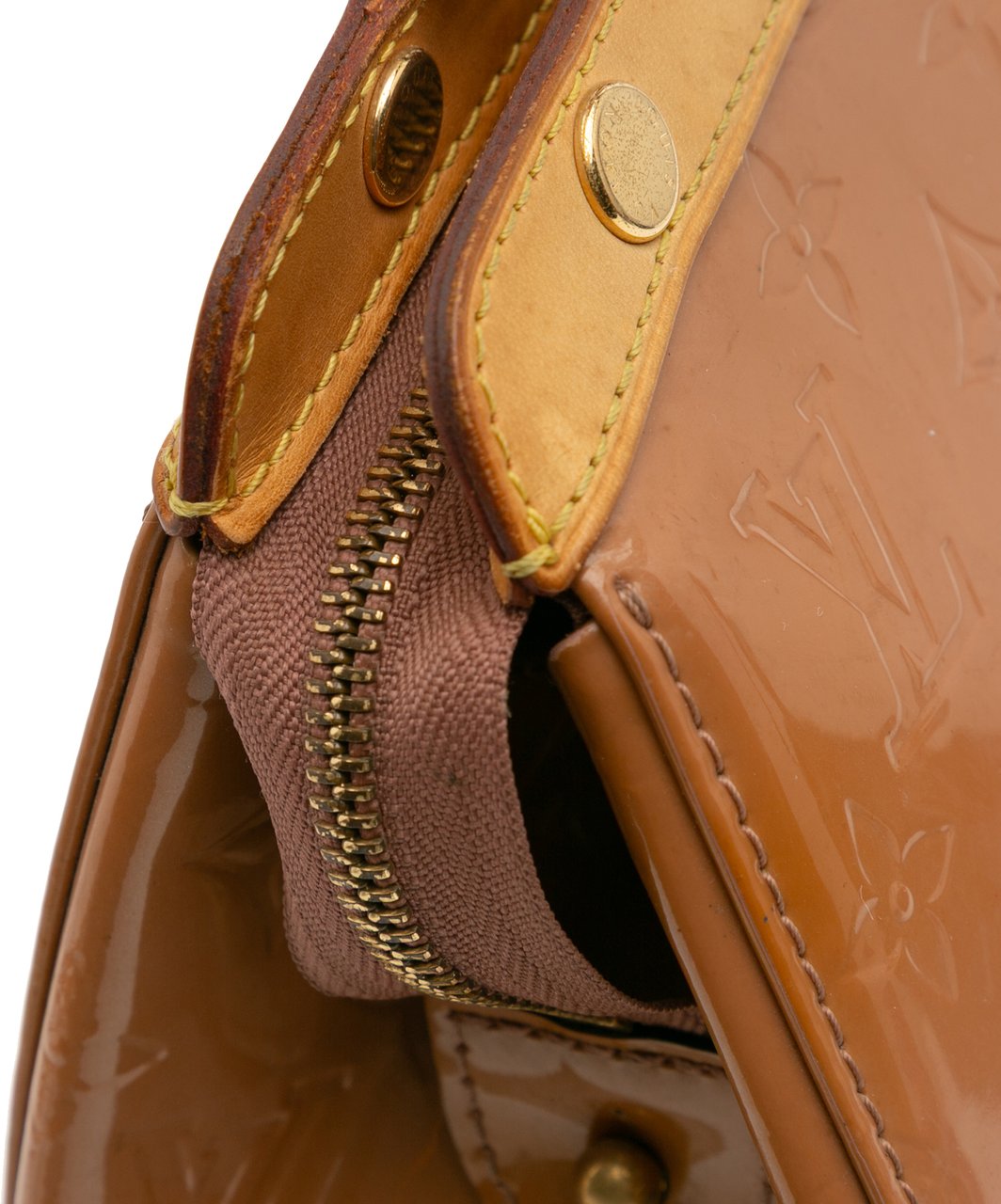 Louis Vuitton Monogram Vernis Brea MM Bruin