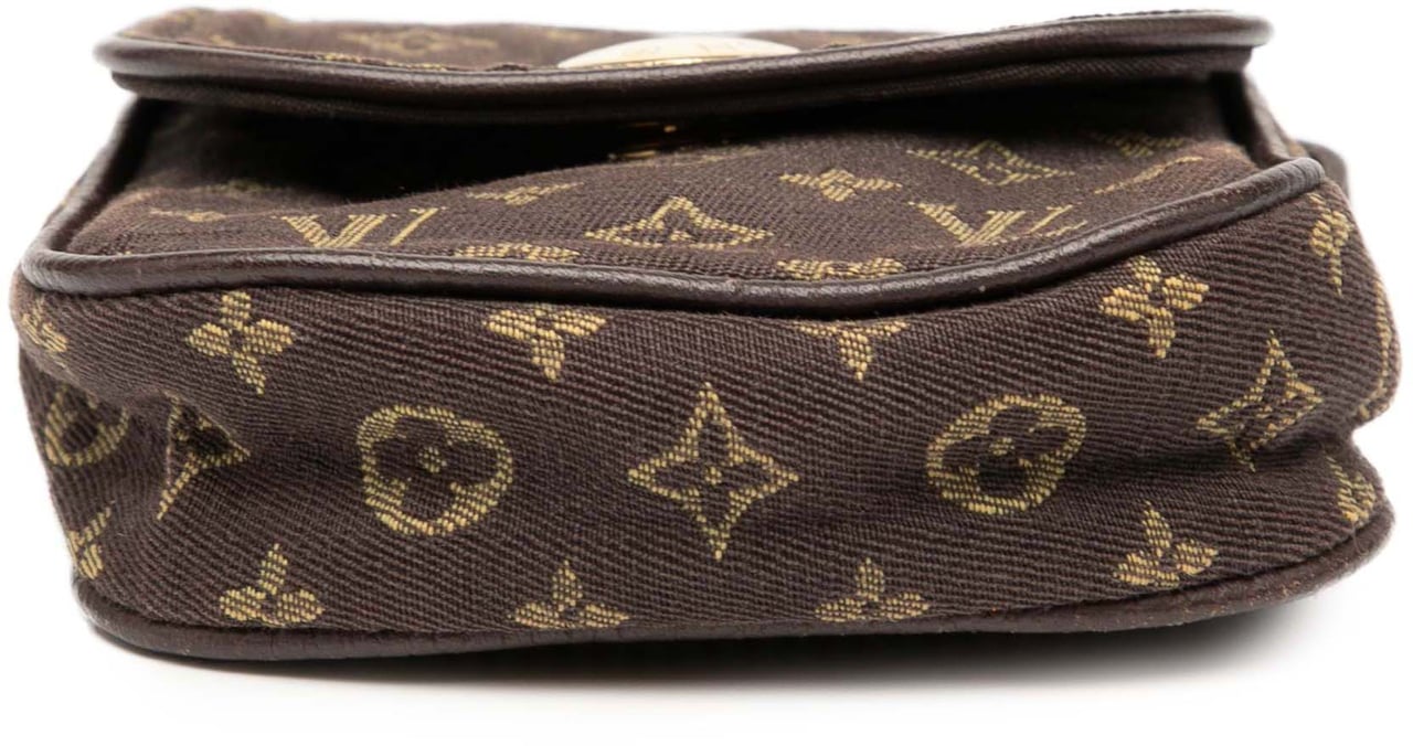 Louis Vuitton Monogram Mini Lin Pochette Cancun Bruin