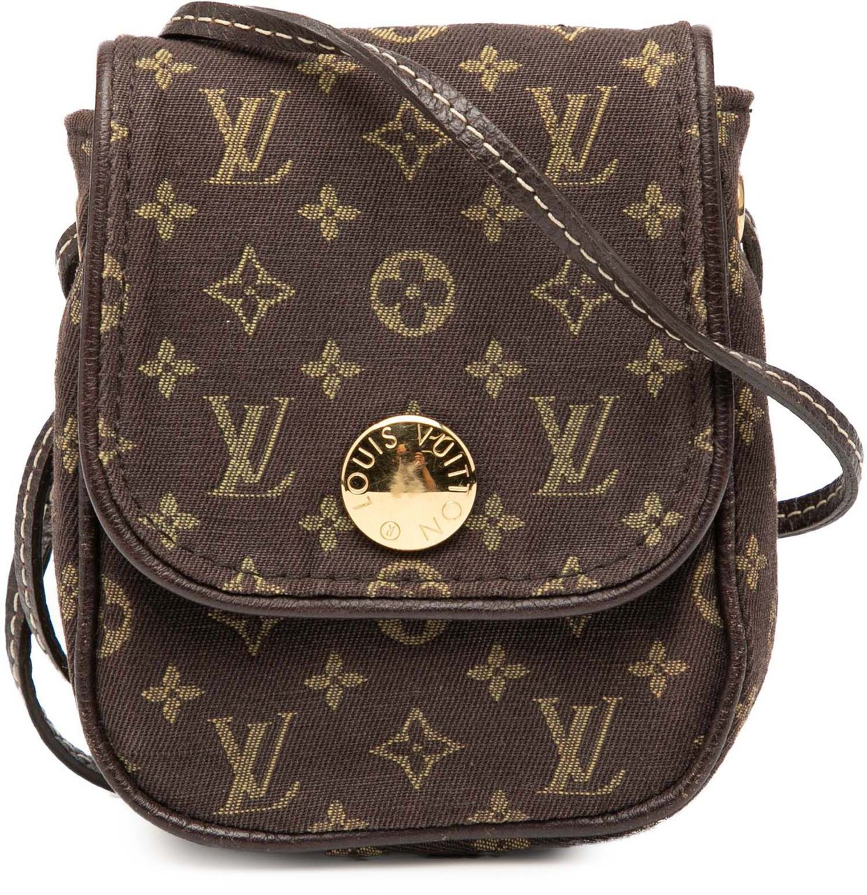 Louis Vuitton Monogram Mini Lin Pochette Cancun Bruin