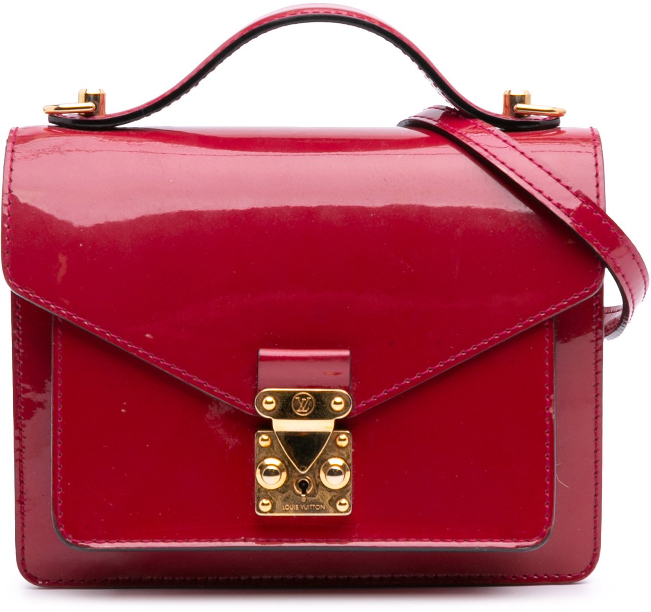 Louis Vuitton Monogram Vernis Monceau BB Rood