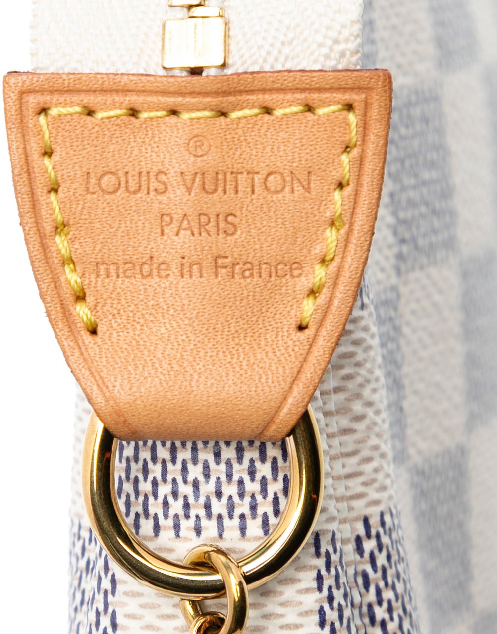 Louis Vuitton Damier Azur Mini Pochette Accessoires Wit