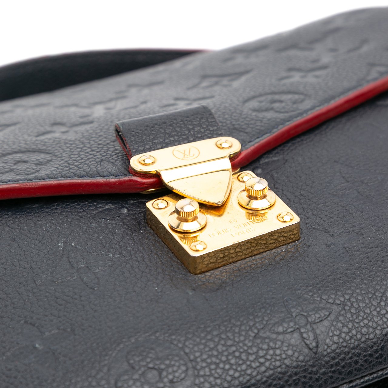 Louis Vuitton Monogram Empreinte Pochette Metis Blauw