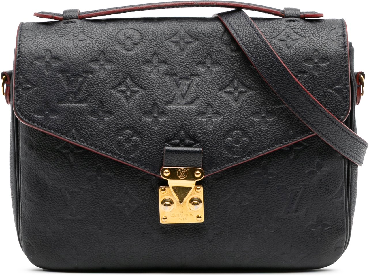 Louis Vuitton Monogram Empreinte Pochette Metis Blauw