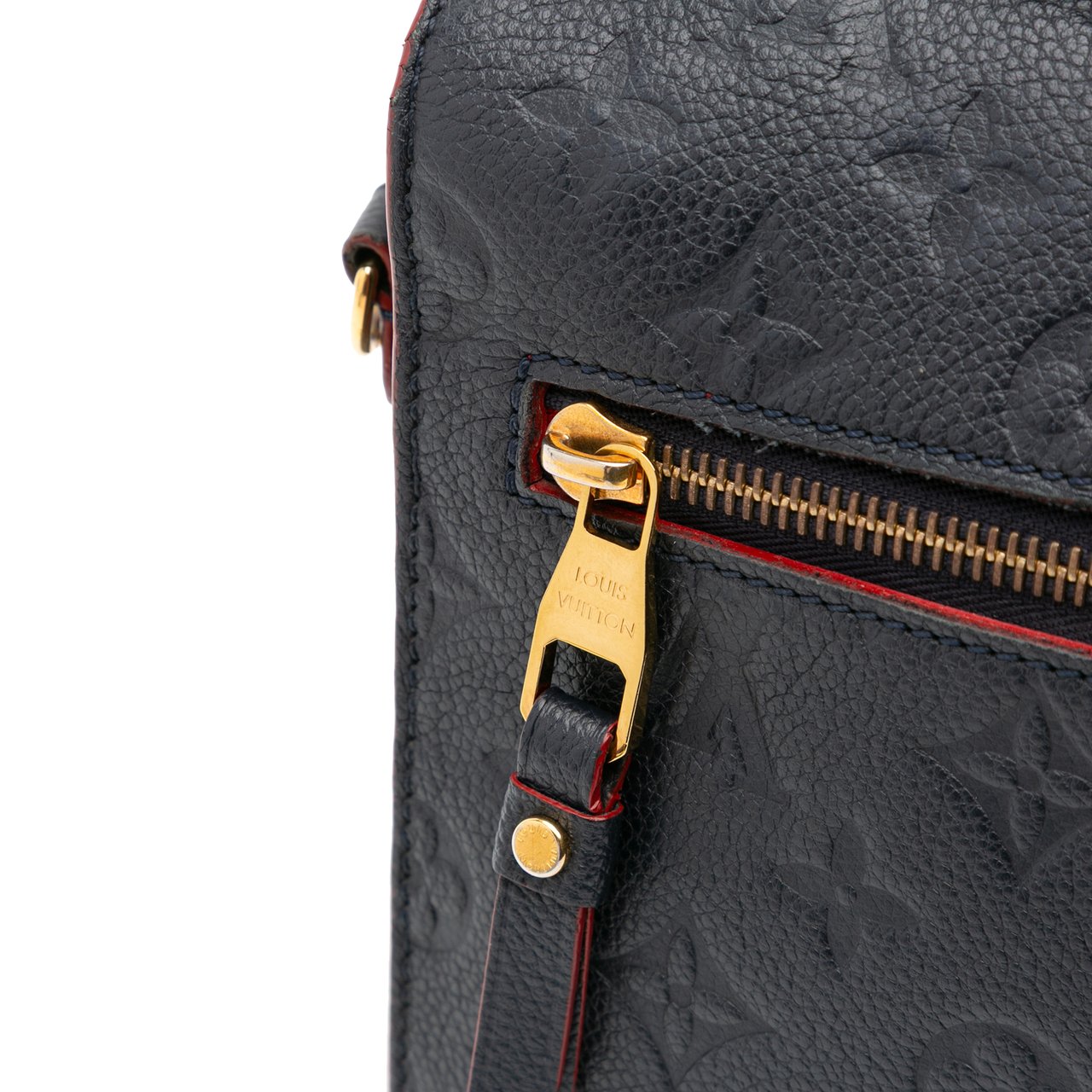 Louis Vuitton Monogram Empreinte Pochette Metis Blauw